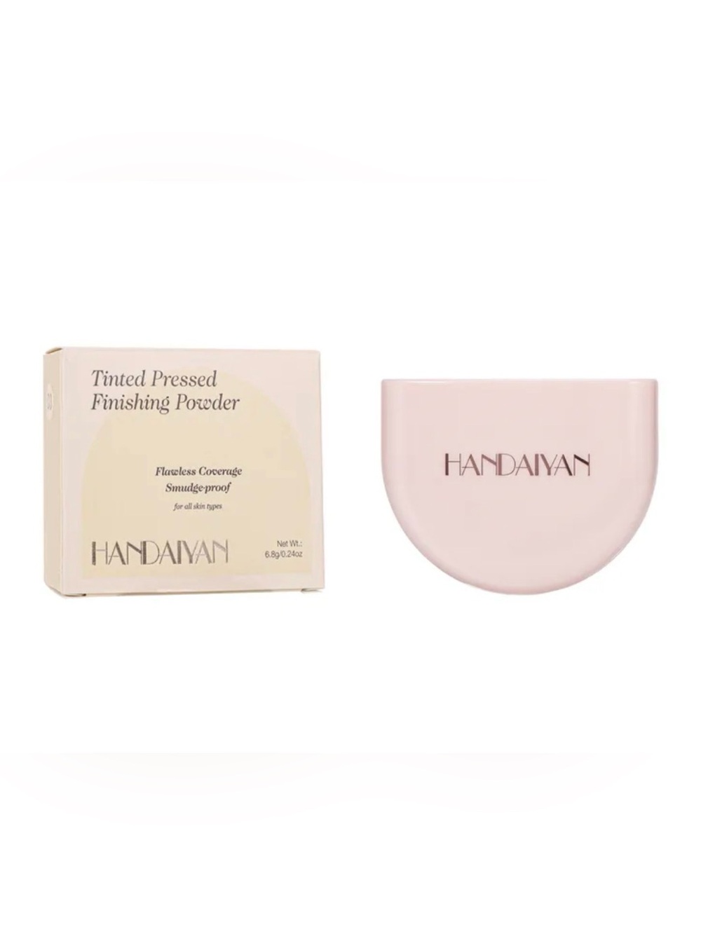 Tinted Pressed Finishing Powder - Soft Pink Compact